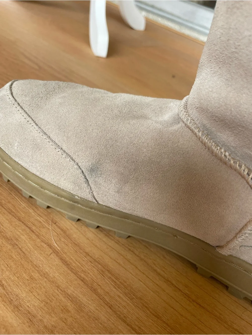 Australian Boot Company Women's Short Shearling Boots in light Beige